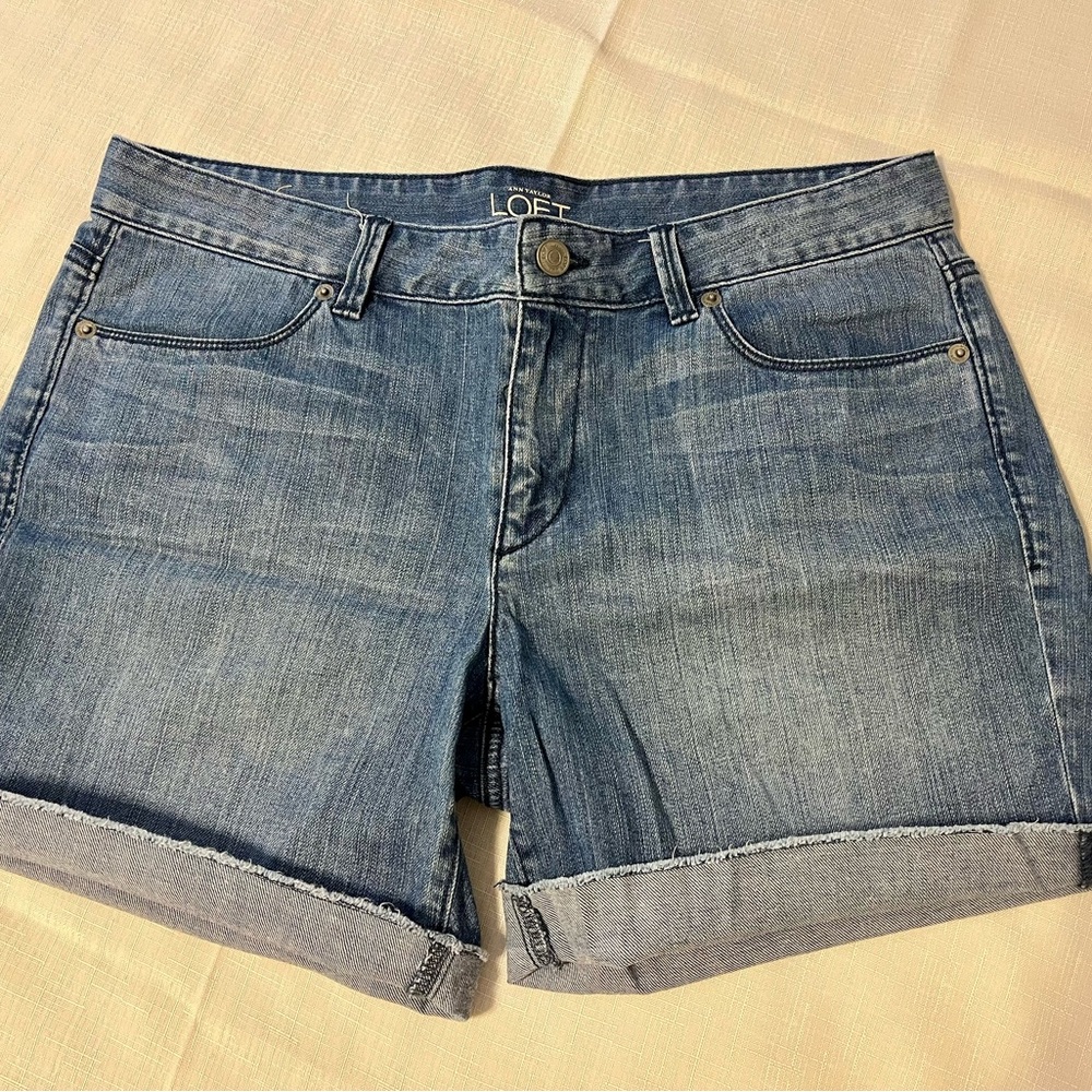 LOFT Classic Blue Jean Shorts